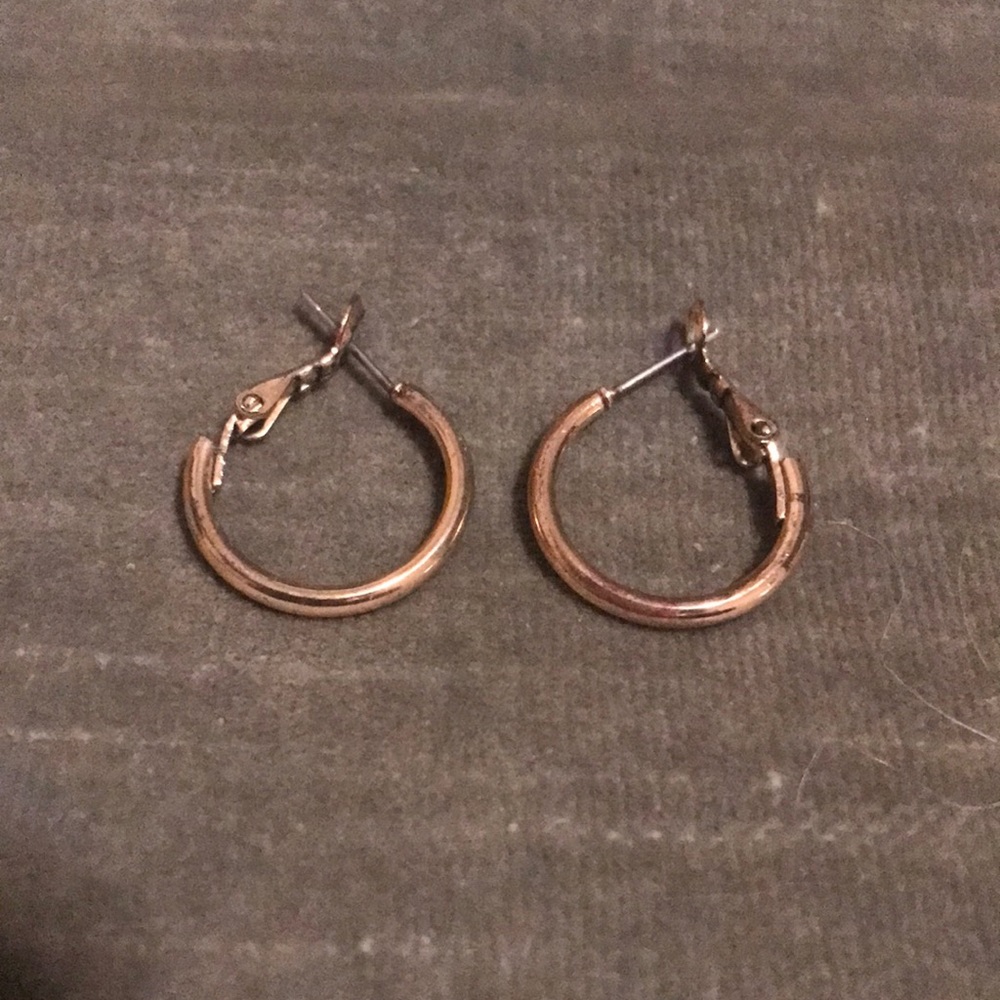 Solid Gold Earrings - image 1